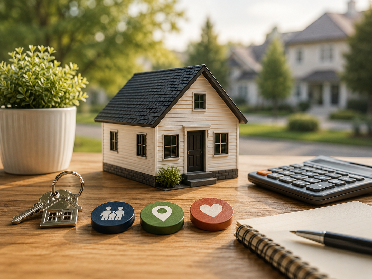 Home value compared with personal home decision value and offer price